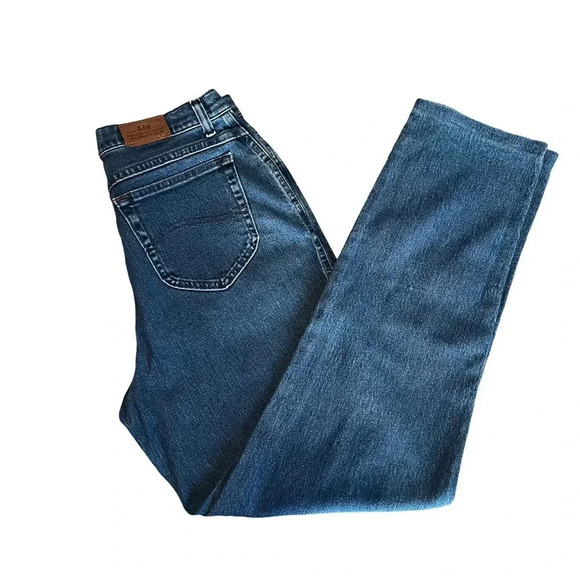 Vintage 90s Lee Relaxed Fit “Mom” Jean Denim Medium Wash Size 14 - Picture 2 of 7